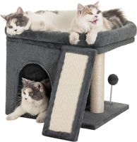 Kratzbaum für große Katzen stabil XXL Liegefläche & Höhle