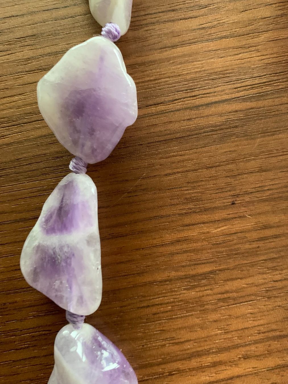 Catenine: Halskette  Amethyst, geknüpft – Usato da schmerikon venduto da nicole091 2