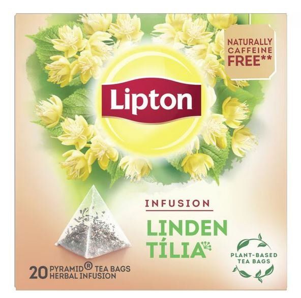 Cibi & Specialità: Lipton Tea 'Infusion Linden' Pyramidenbeutel – Nuovo e nell'imballaggio originale da Gampelen venduto da Geschenkxy 2