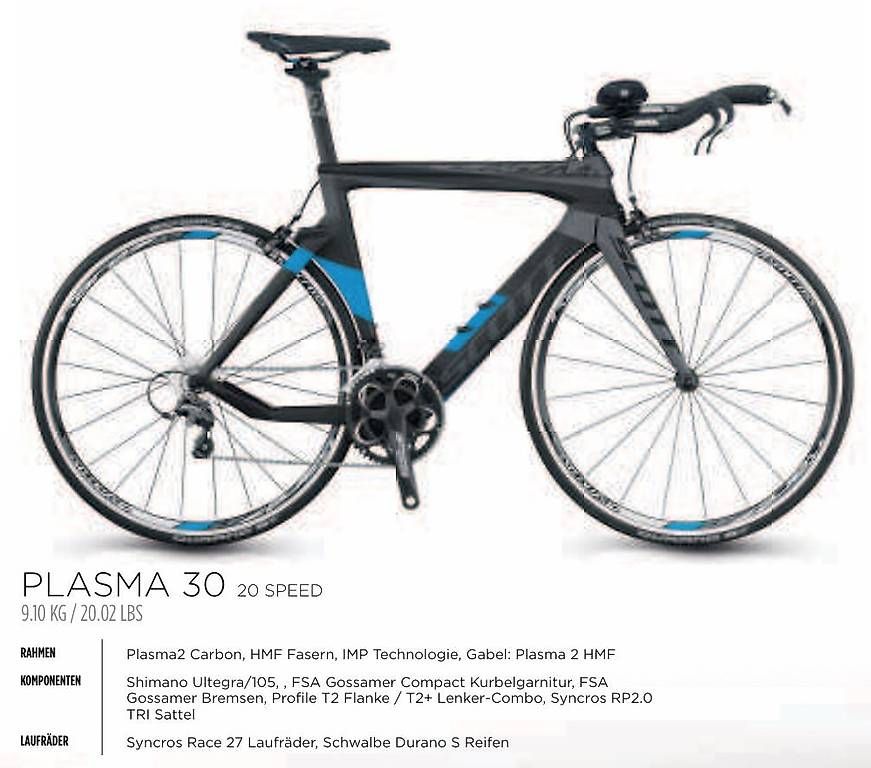 Scott Biciclette: Scott Plasma Triathlon-/Zeitfahrrad – Usato da Wallisellen venduto da ridefree08 4
