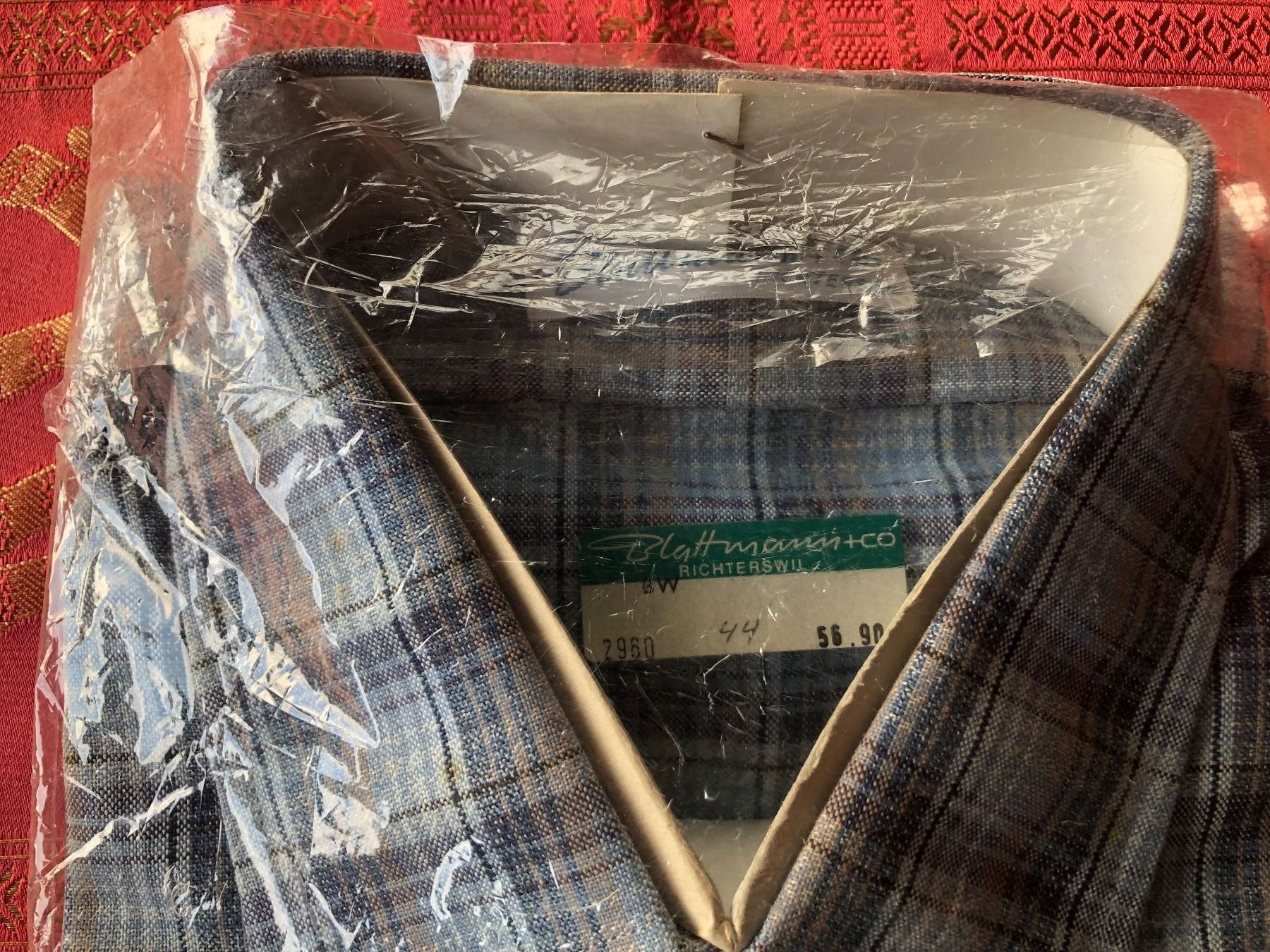 Camicie: Langarm Herrenhemd Gr. 44 – Nuovo e nell'imballaggio originale da Schübelbach venduto da Dolly990_2 1