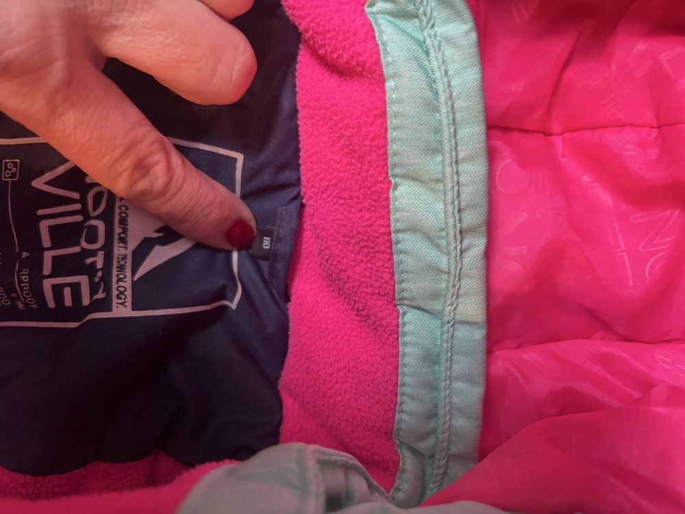 C&A Completi: Nordville Ski-Overall Mädchen Gr 128 Schneeanzug Winteranzug – Usato da Embrach venduto da Leva11 3