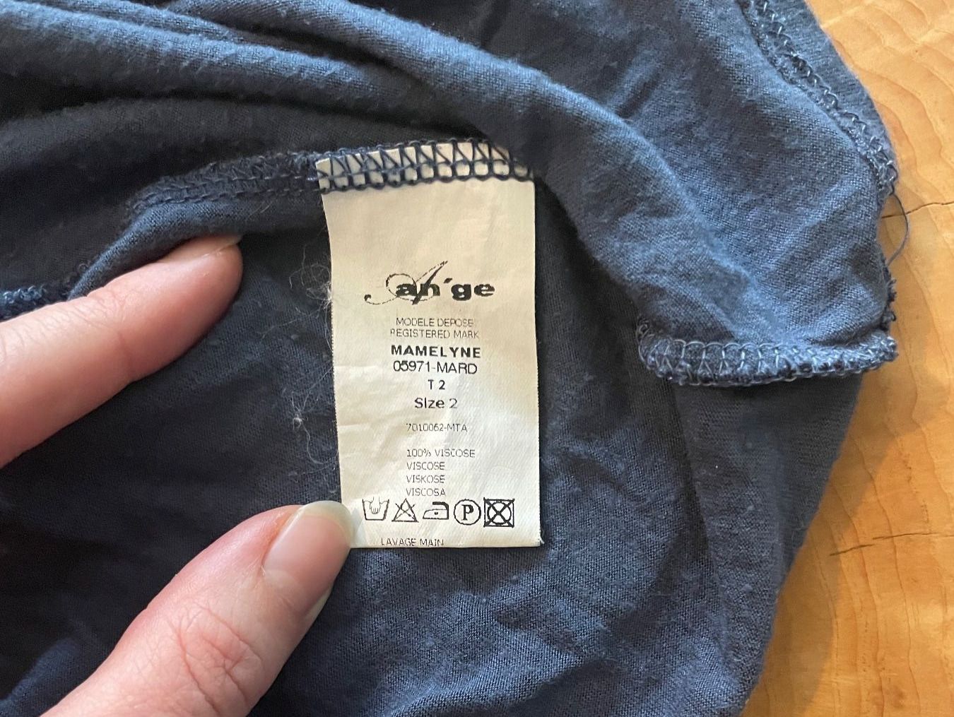 Vestiti: Superbe robe bleue décolletée/ Wunderschönes Kleider Gr. S/M – Usato da Zürich venduto da AnnaSa 7