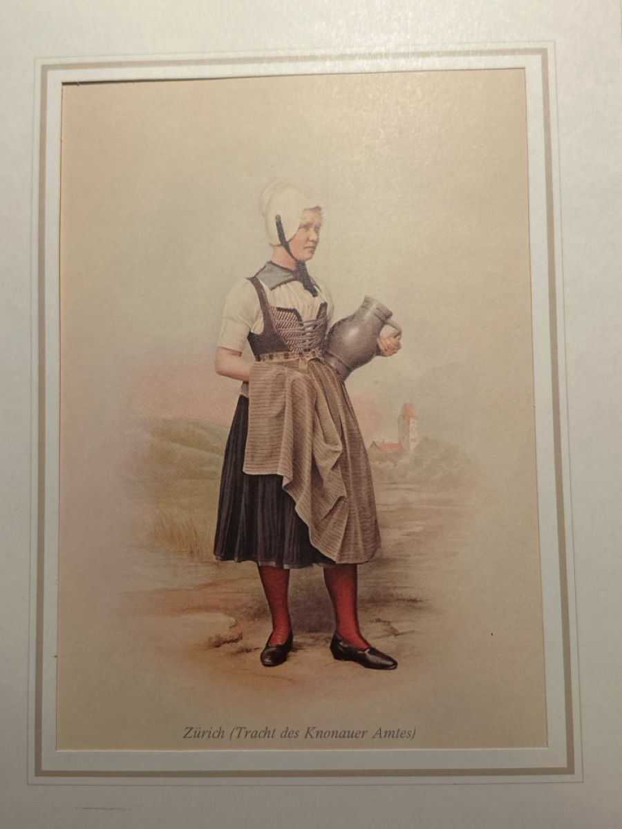 Poster & Bilder: Original Schweizer Trachtenbilder, 5 Stk. – Gebraucht aus Zürich von Chaeffeler 4