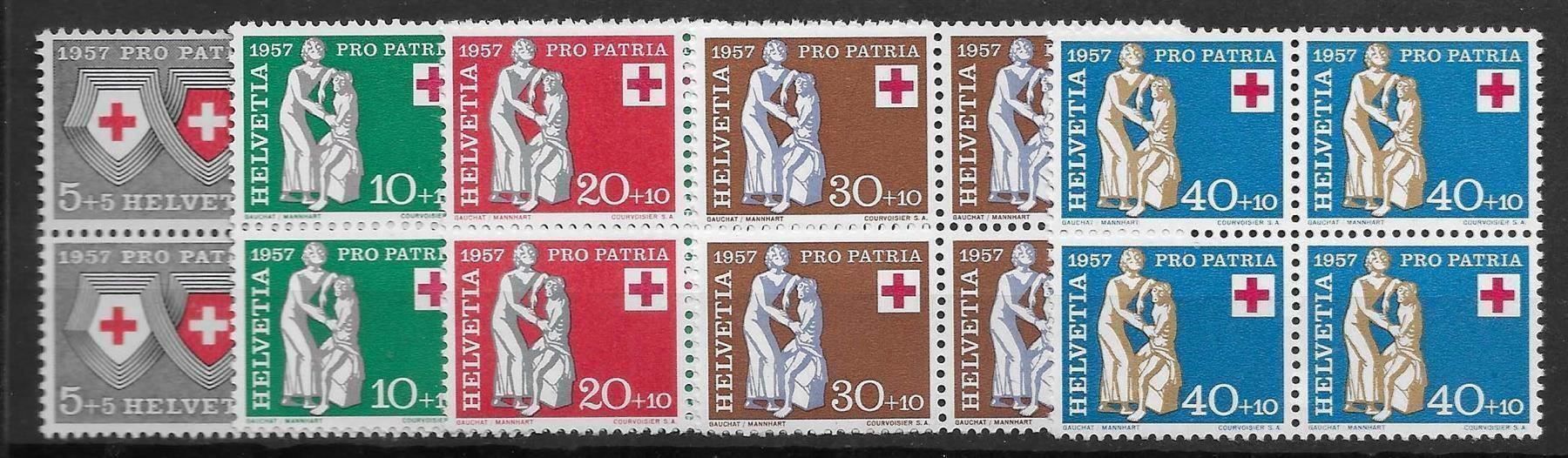 Tutti i francobolli: PP157b - Pro Patria 1957 B4 ** – Usato da Trélex venduto da Phil_Albert