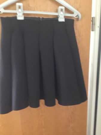 Mini Faltenrock schwarz / Gr. S