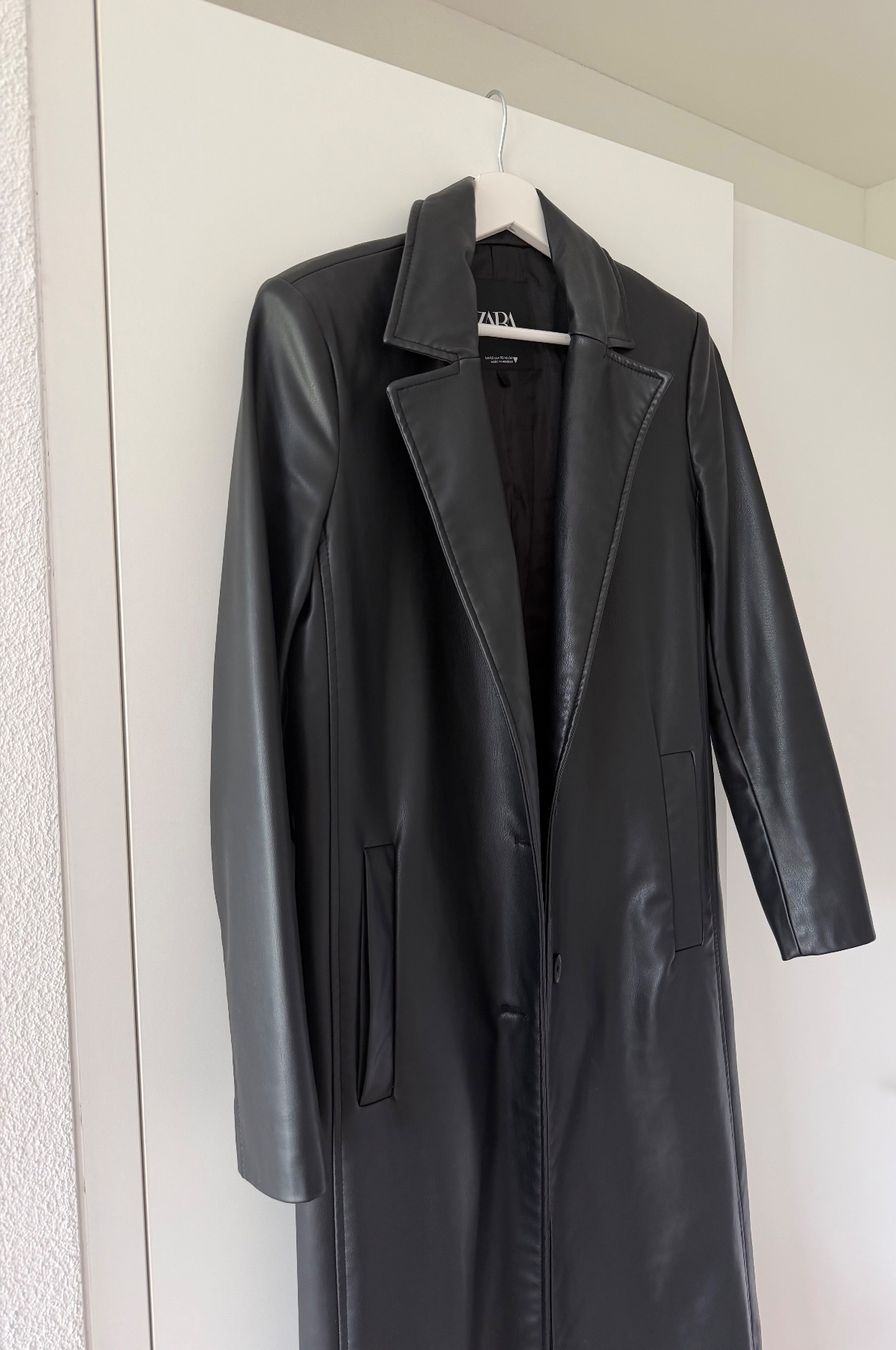 Zara Manteaux: Zara Lederoptik Mantel – D'occasion à Staufen par am_clothing