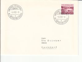 Sonderstempel IP. 6 Genève ...Publique 1953
