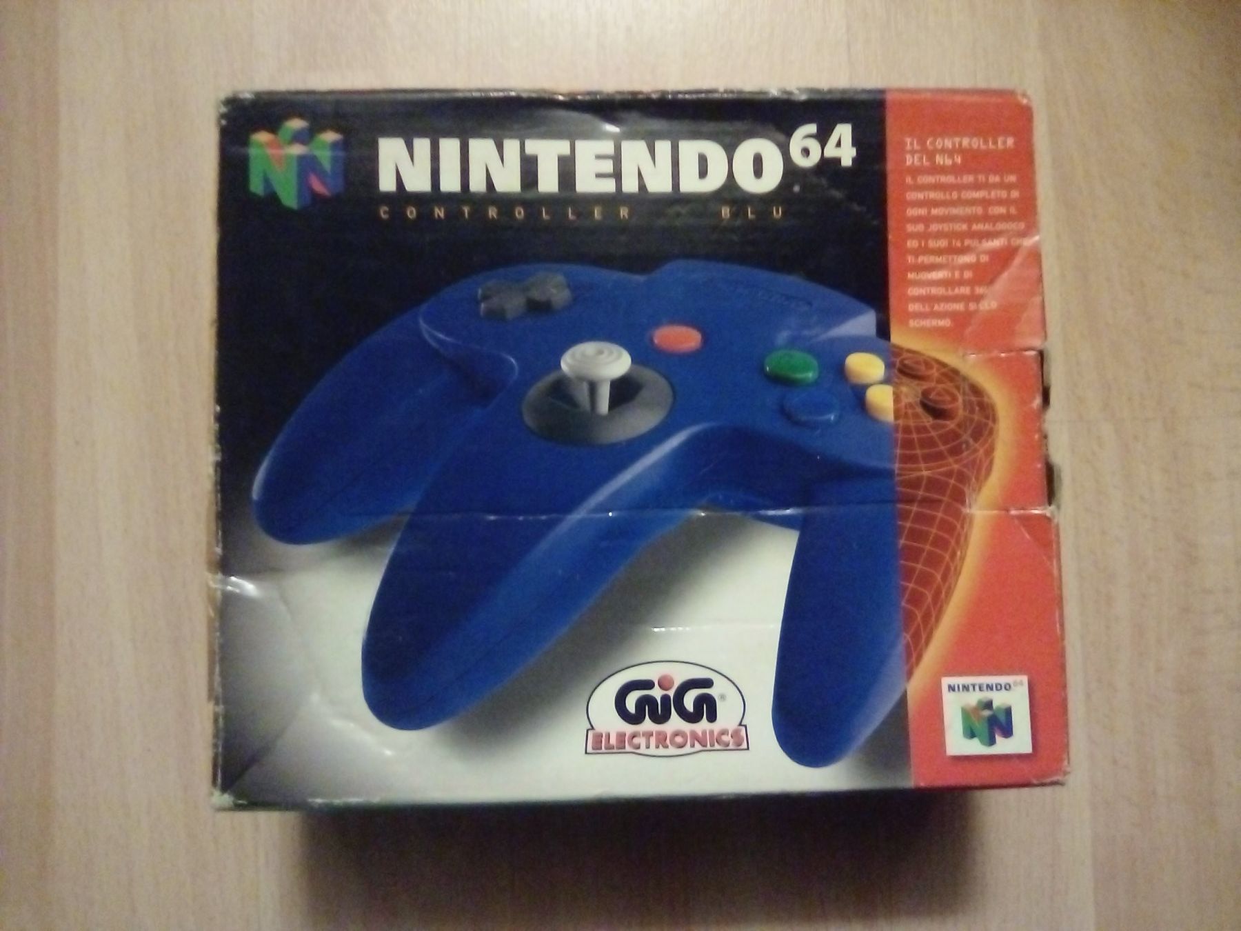 Nintendo Controller: Originaler Nintendo 64 Controller Blau mit OVP/CiB – Usato da Winterthur venduto da Colonica 5
