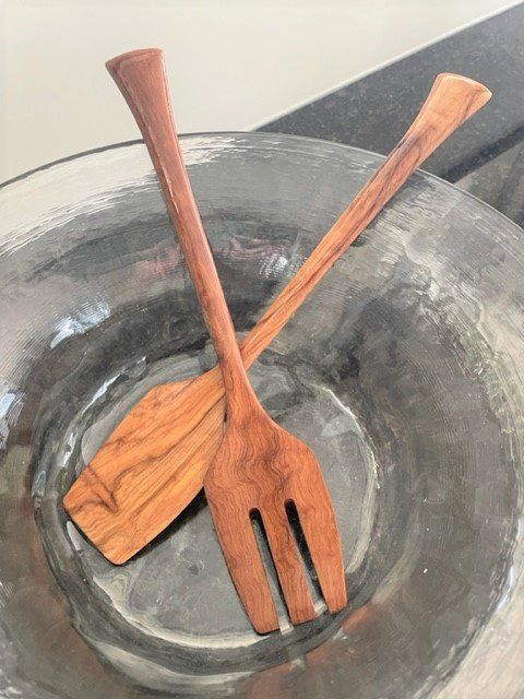 Set di posate: HoLz  SaLatbeSteCK – Usato da Winkel venduto da zeho 1