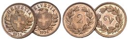 Schweiz 1934+1936