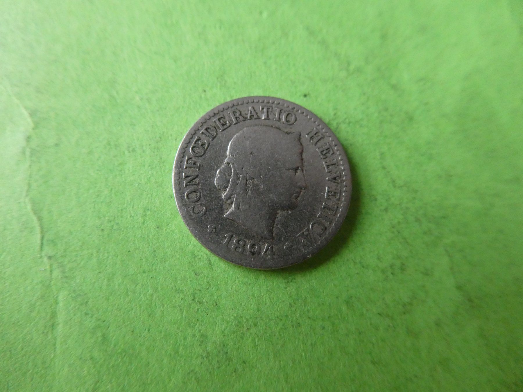 Toutes les monnaies: Schweiz 1894, 5 Rappen – D'occasion à Hinterforst par Rohusri