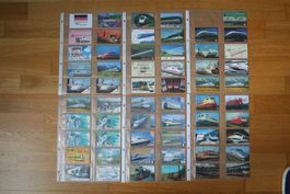 Grosse Eisenbahnmotiv Telefonkarten-Sammlung Deutschland