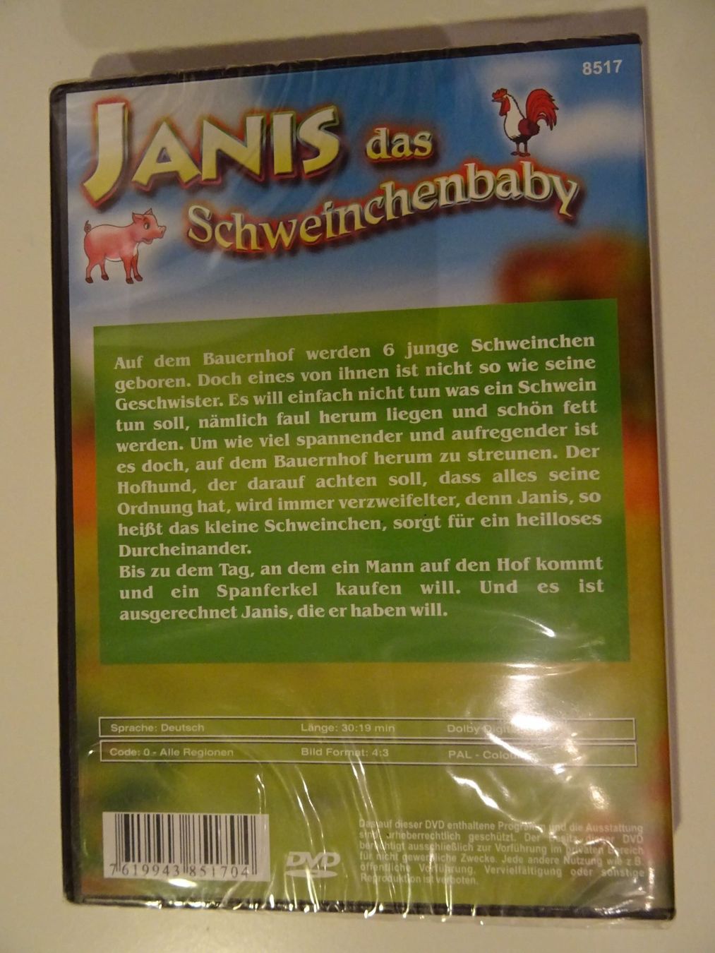 Tutti i DVDs: Janis, das Schweinchenbaby – Nuovo e nell'imballaggio originale da Erstfeld venduto da Mario_boe0 1