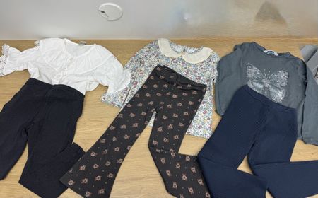 Mädchen Kleider Set (3 Stück) Gr. 98–104