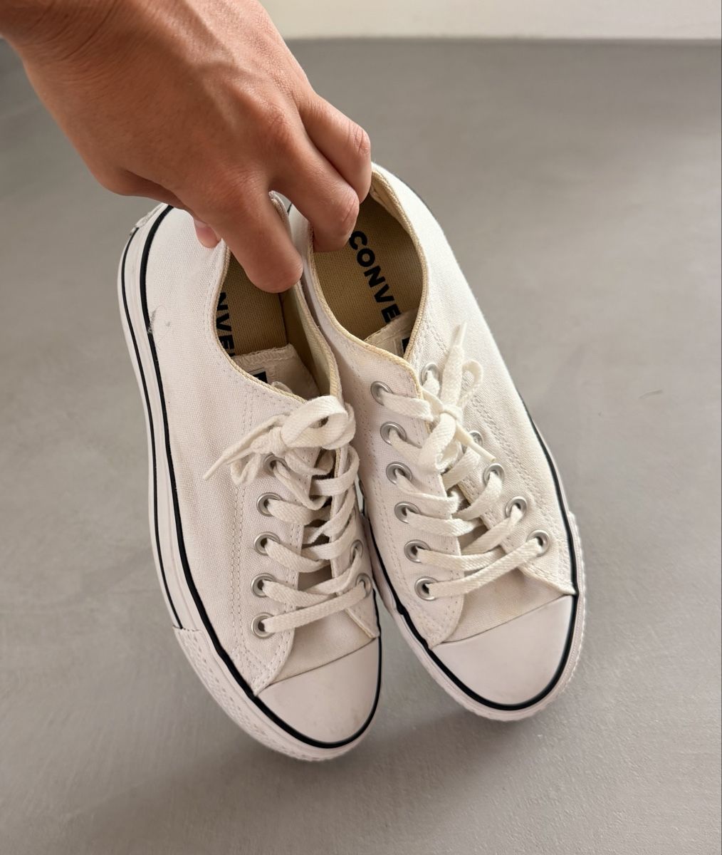 Converse Scarpe da uomo: Weiss Converse Schuhe – Usato da Domat/Ems venduto da Ker_9dnd