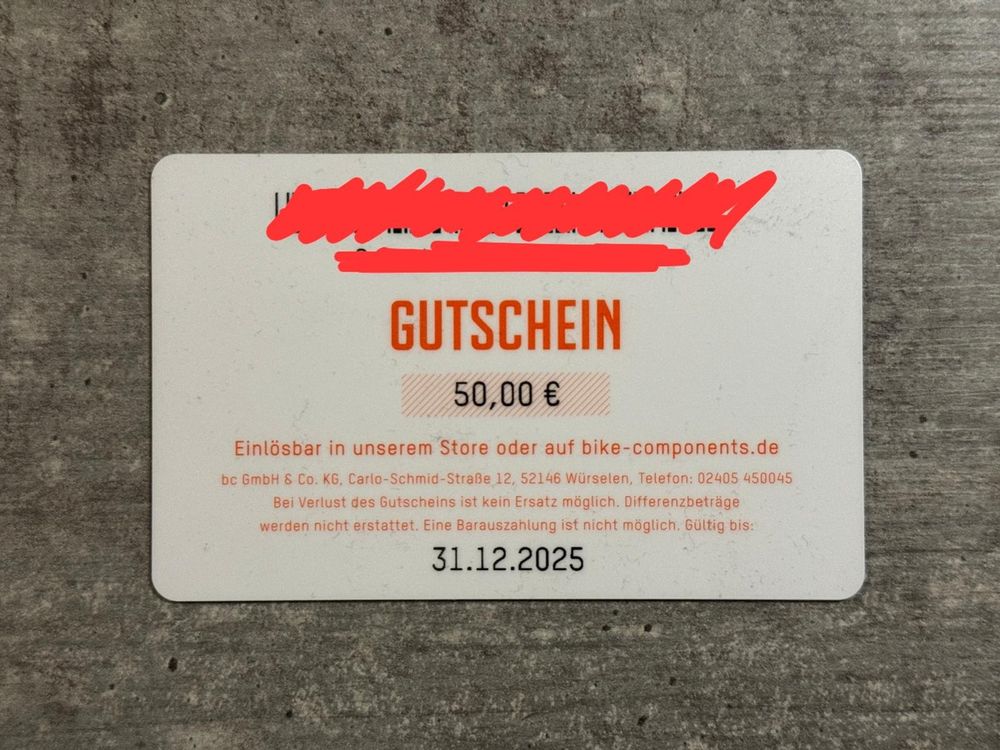 GUTSCHEIN 50€ Kaufen auf Ricardo