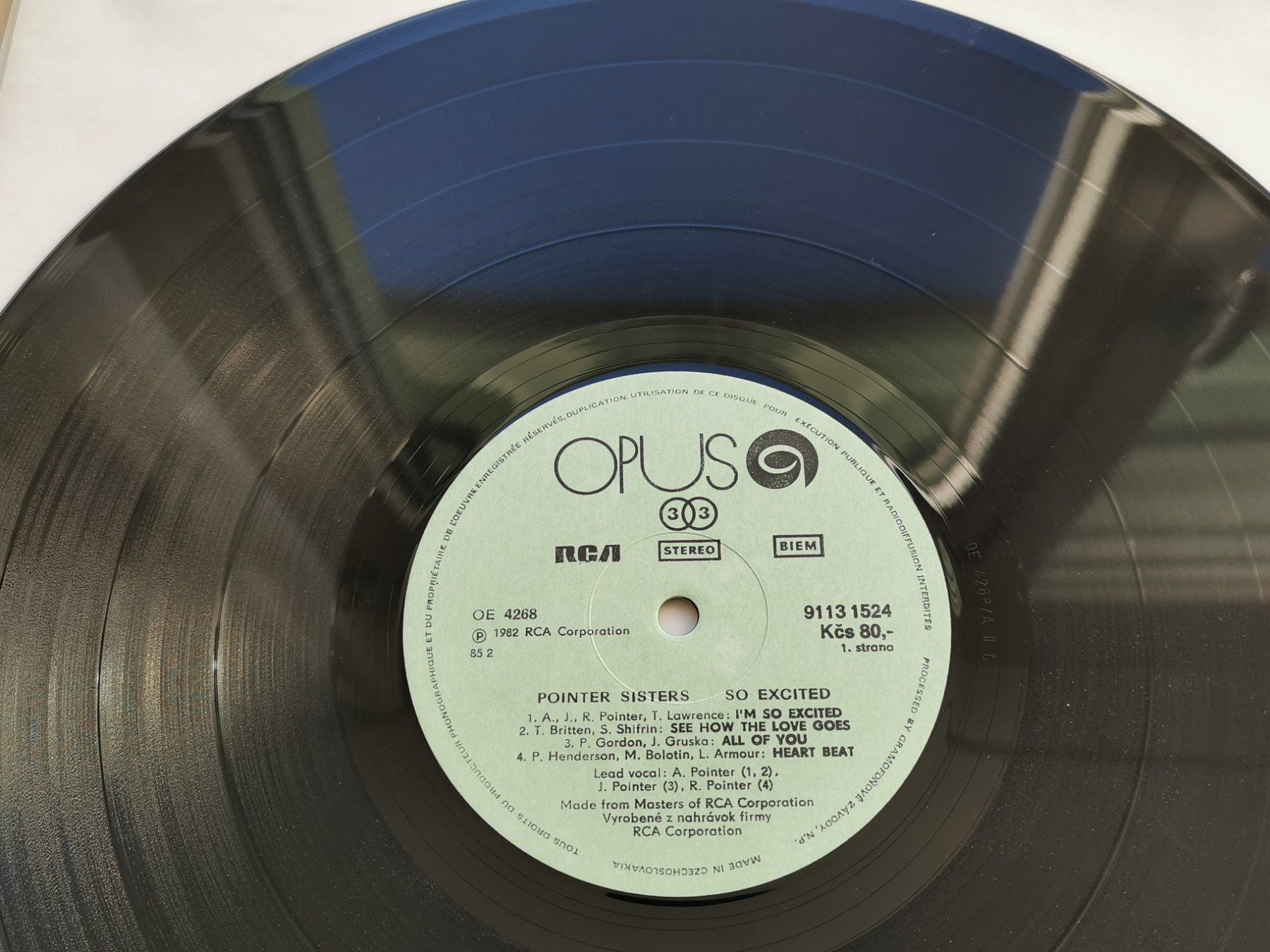 Dischi in vinile: Pointer Sisters – So Excited  CZ 85 – Usato da Ebikon venduto da kisuM 7