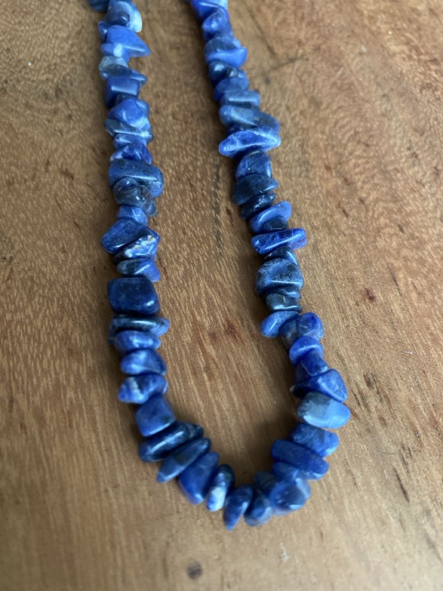 Edelsteine: Lapislazuli Halskette Splitterkette – Gebraucht aus Killwangen von Fefy 1
