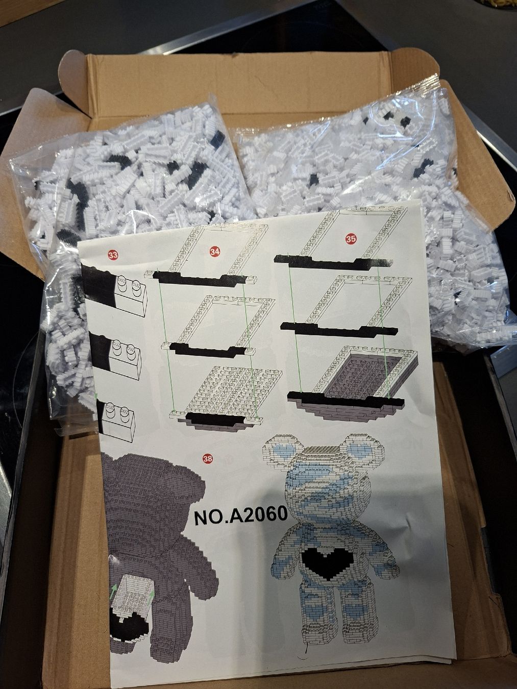 Kit di costruzioni: Brique de construction ours avec coeur neuf – Nuovo e nell'imballaggio originale da Collombey venduto da lon_m7qd 1