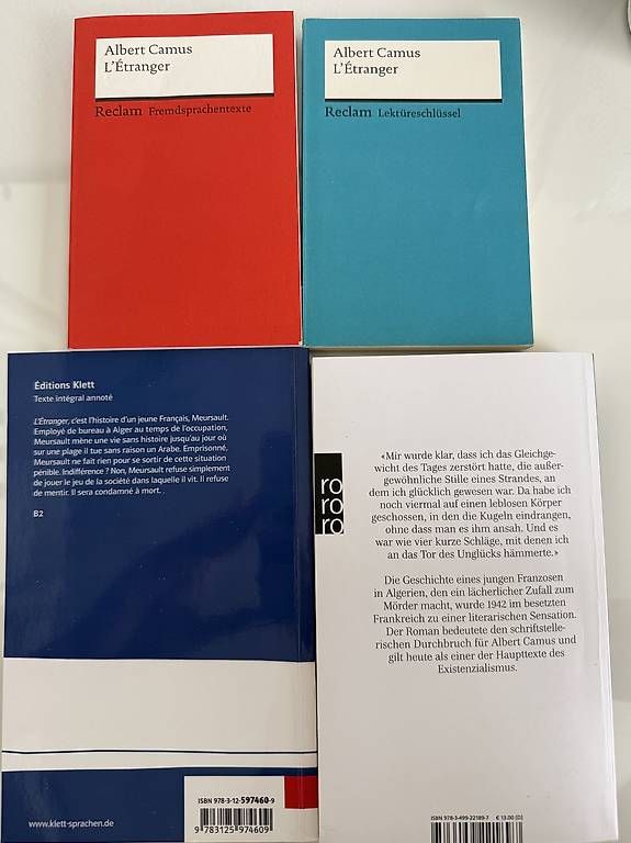 Libri: L'étranger von Albert Camus – Usato da Neuenegg venduto da joy_h7xv 1