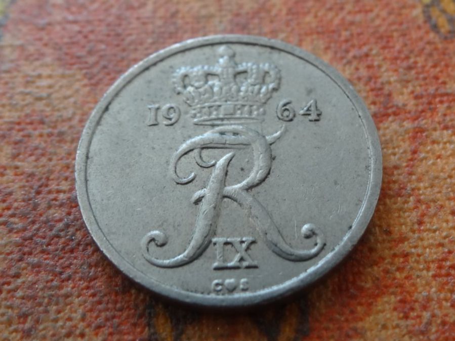 Toutes les monnaies: DANEMARK  10  Ore  1964 – D'occasion à Romanel-sur-Lausanne par Swift13