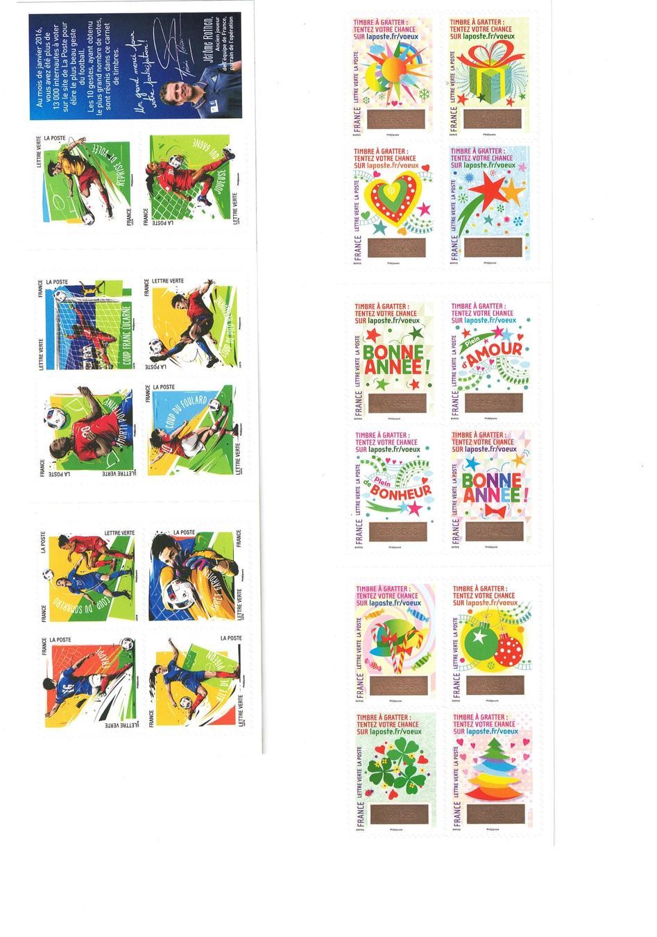 Alle Briefmarken: Carnets France 2016 ** – Neu (gemäss Beschreibung) aus CHENE-BOURG von Praslin