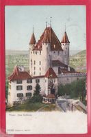 THUN, DAS SCHLOSS, 11.3.1908, FELDPOST
