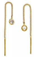 Ohrhänger 333 Gold mit Zirkonia