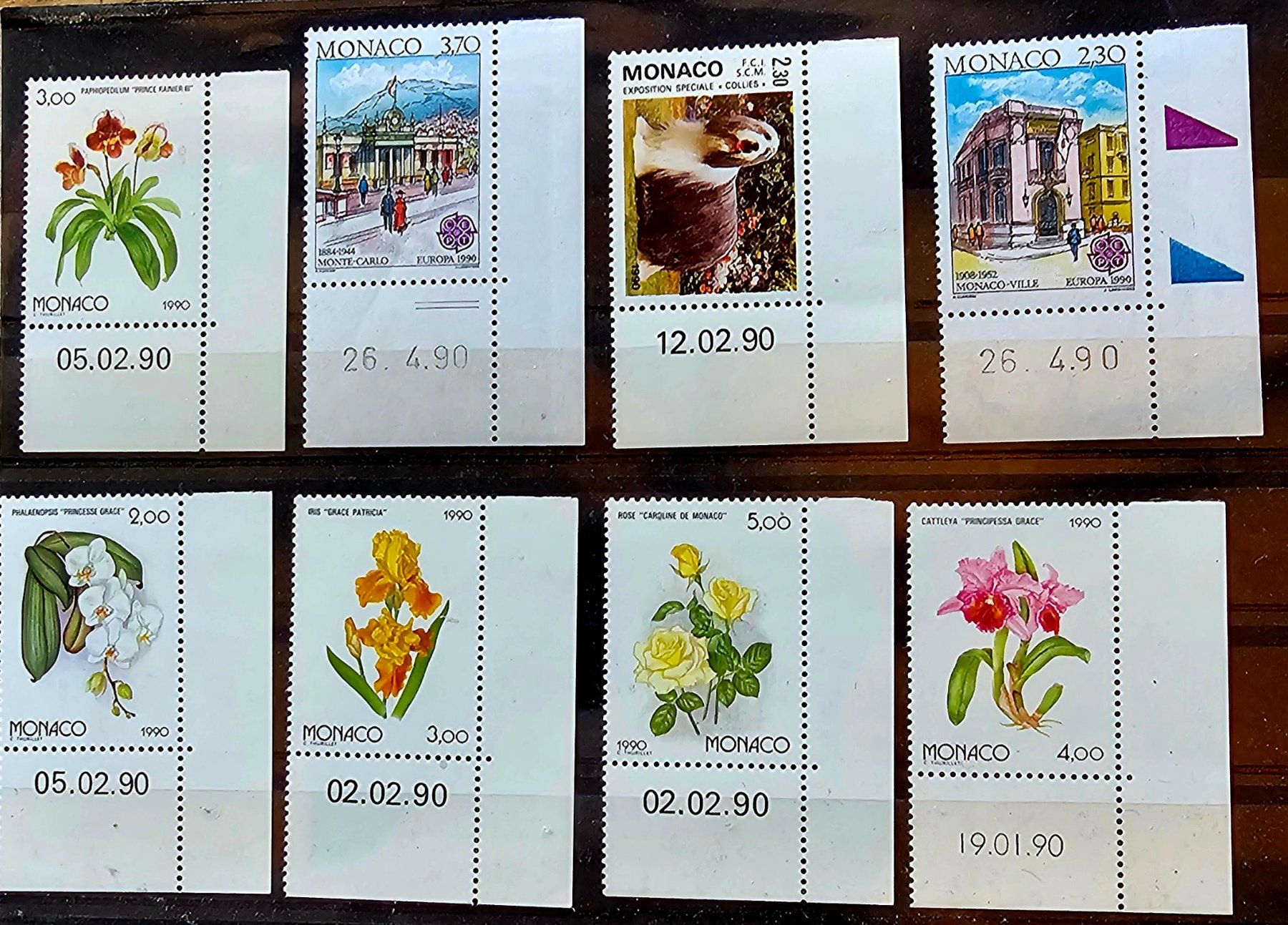 Tutti i francobolli: MONACO coins datés ** 1990 – Nuovo (secondo la descrizione) da Les Valettes venduto da Nuba1