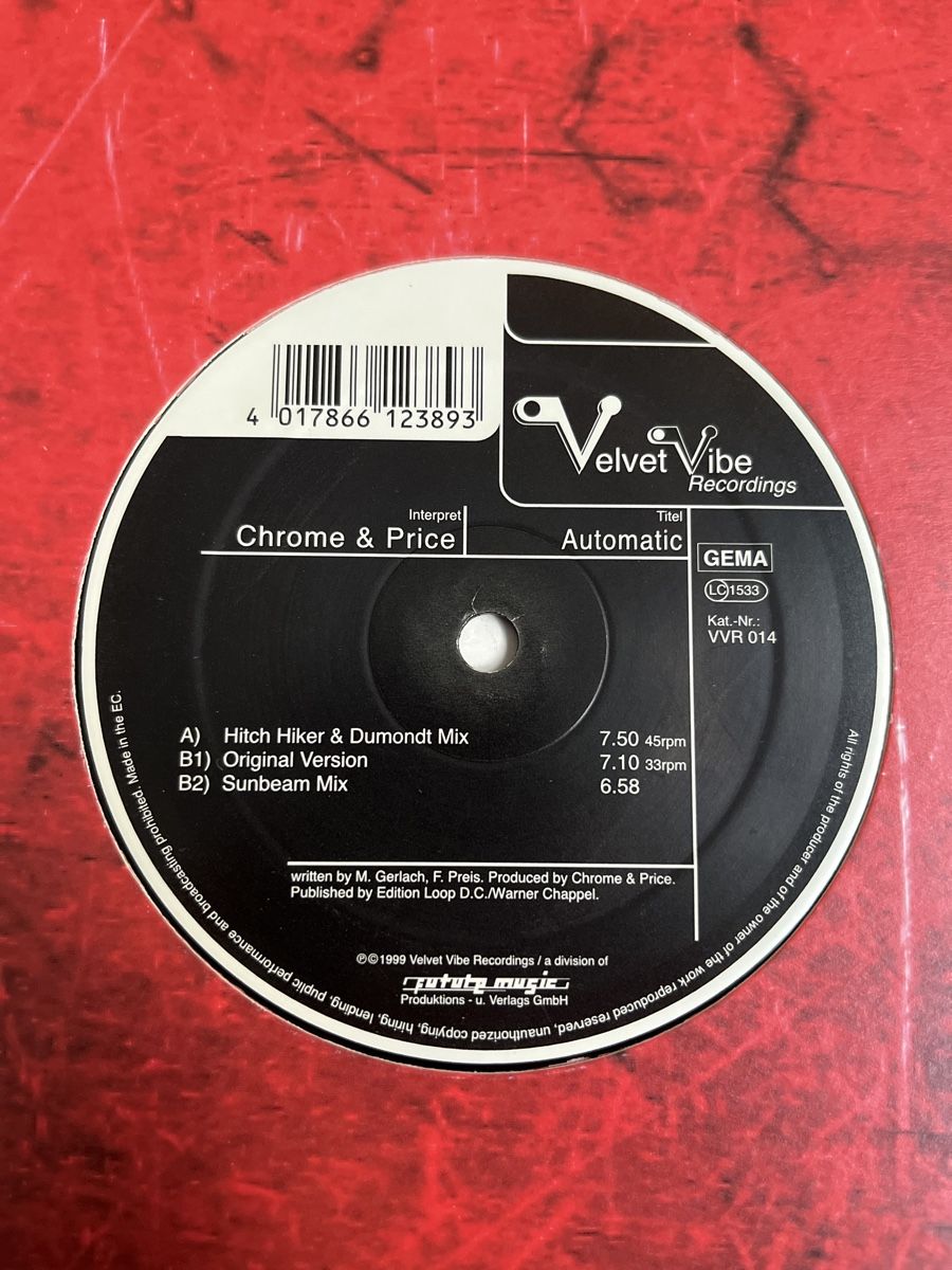 Dischi in vinile: Chrome & Price Trance / Hard Trance Vinyl – Usato da Wangen b. Olten venduto da break72 1