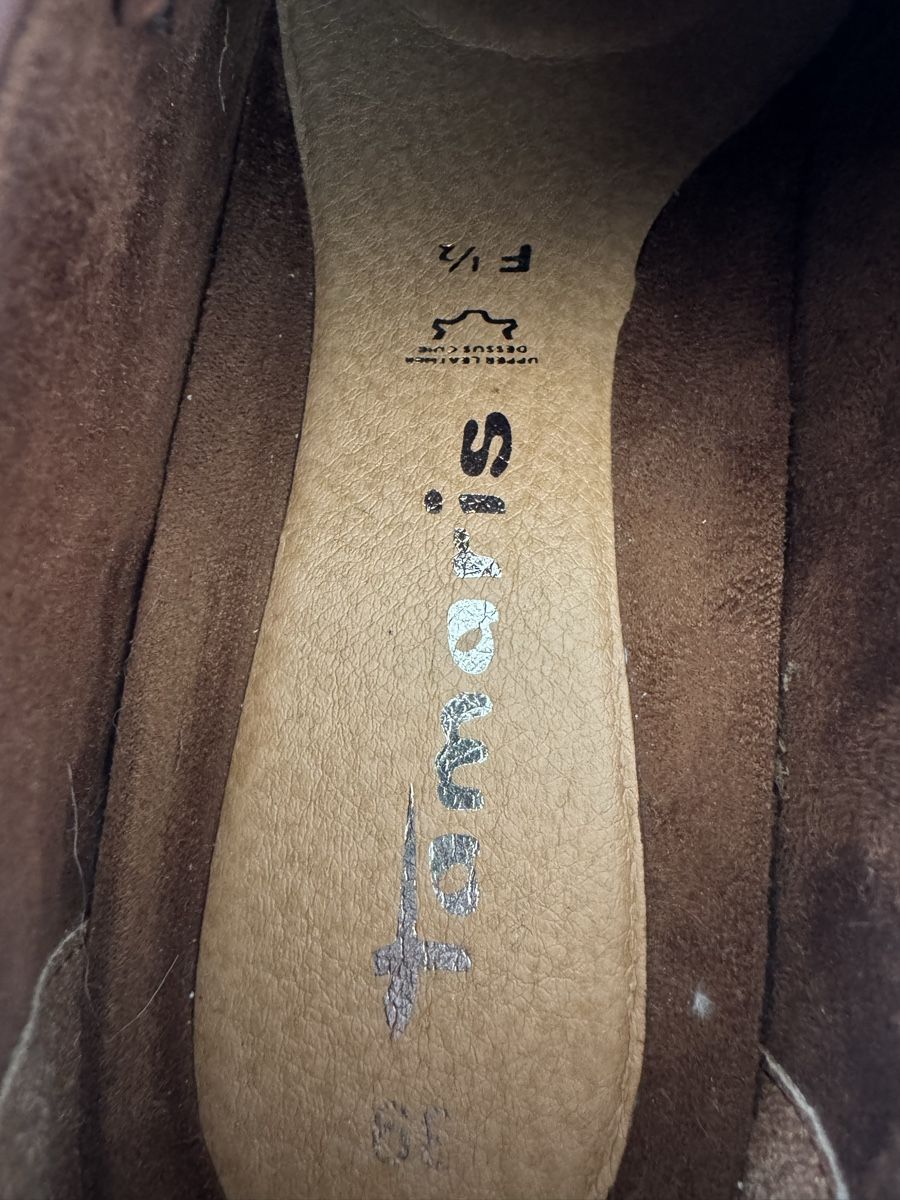 Tamaris Scarpe da donna: Tamaris Lederschuhe, Braun, Gr. 39. – Nuovo (secondo la descrizione) da Adligenswil venduto da agr_6pqd 2