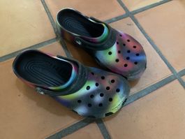 Bunte Crocs Grösse 34/35 gebraucht