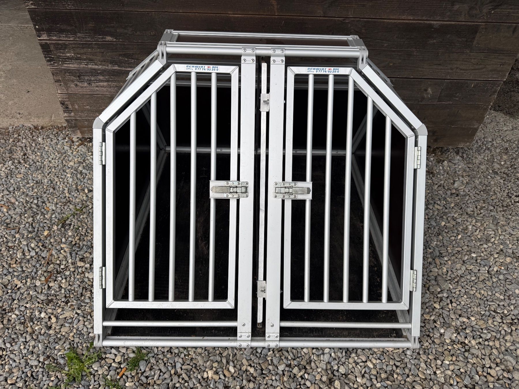 Gabbie, trasporto & Sicurezza: Schmid Hundebox / Doppelbox T98 B93 H67 – Usato da Küssnacht am Rigi venduto da YKCUL 2
