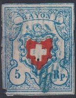Rayon 17II, blaue Raute, dünn+++