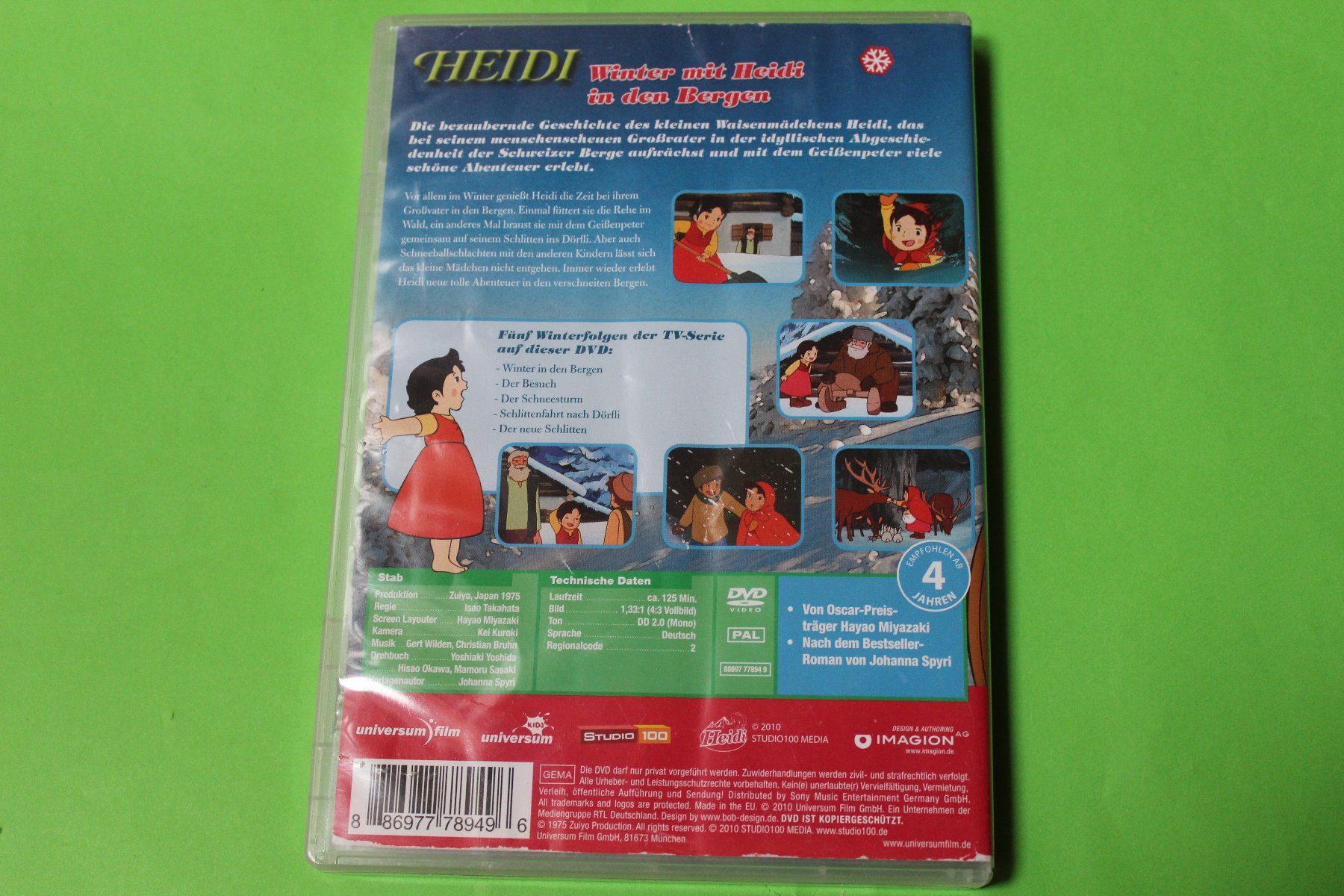 Alle DVDs: HEIDI - WINTER MIT HEIDI IN DEN BERGEN DVD – Gebraucht aus Tübach von JamesStone 2