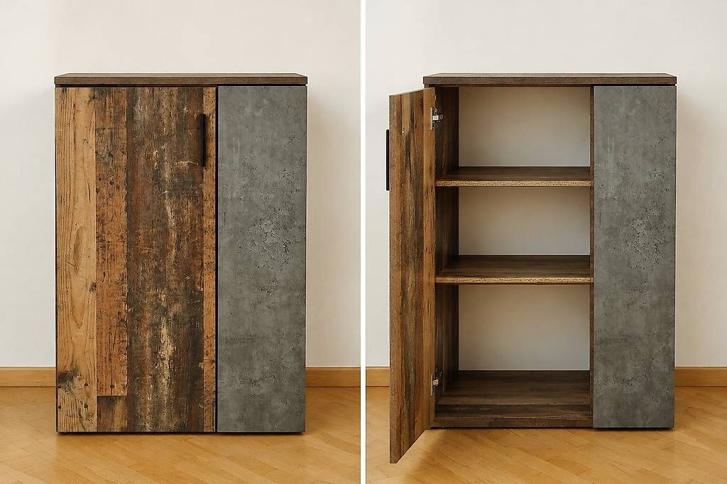 Schränke: rustic wooden wardrobe/cupboard  – Gebraucht aus Morges von gau_cl6r