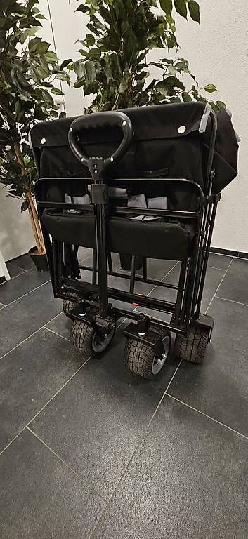 Transportwagen: Bollerwagen, Campingwagen schwarz – Gebraucht aus Arbon von my_shopping 2