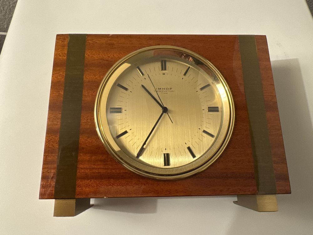 Horloge de table Imhof vintage Observatory Time (Gebraucht) in Lausanne ...
