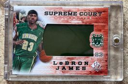 NBA LeBron James Authentic Supreme!!! Game Floor Green!
