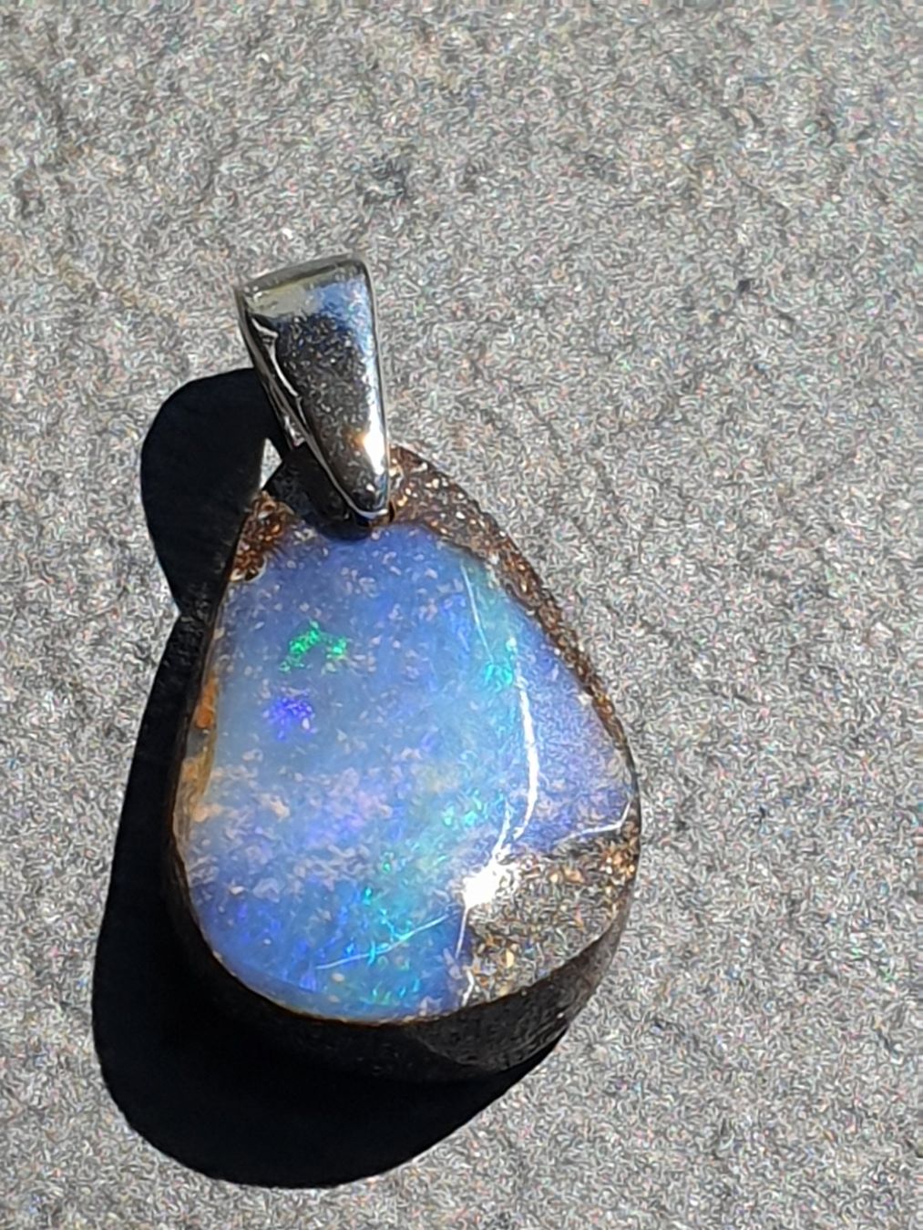 Ciondoli: Anhänger Boulder Opal. – Nuovo (secondo la descrizione) da Niederbüren venduto da Raphael014 3