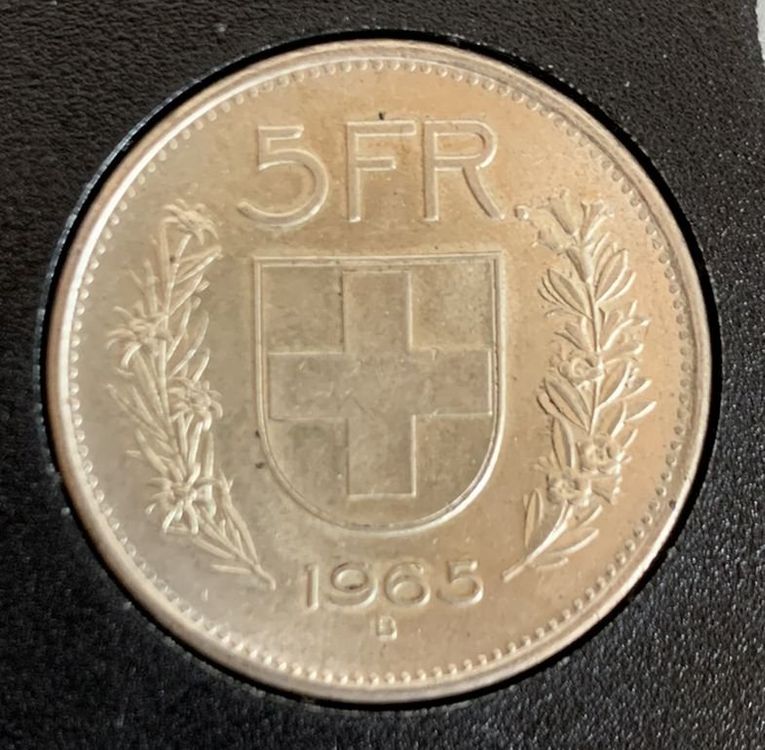 1965 Münze 5 Franken Silber | Kaufen auf Ricardo