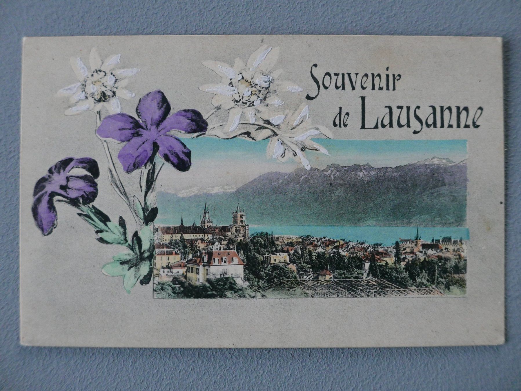 Cartoline postali: 3 ANTIKE ANSICHTSKARTEN LAUSANNE 1928 – Usato da Balgach venduto da Zwischenraum 1