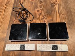 Swisscom TV Boxen 2 IP1200, 3 Stk. mit nur 2 Fernbedienungen