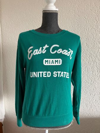 Damen Pullover Türkis Gr S