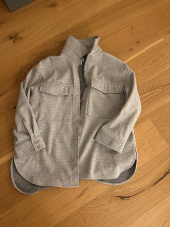 H&M Hemd Jacke Overshirt Grau XL - Top Zustand für Herbst!