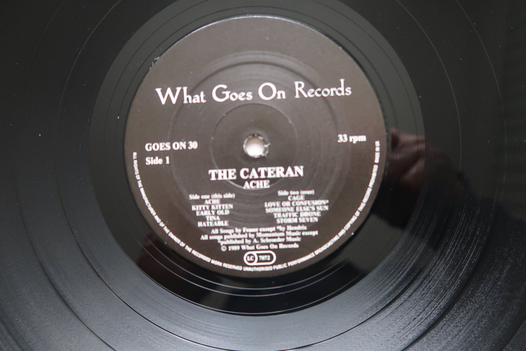 Dischi in vinile: CATERAN - ACHE - VINYL LP – Usato da Basel venduto da Patiscat 2