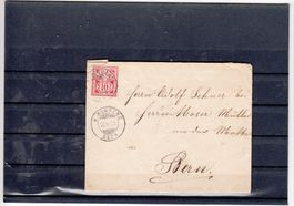 Brief Schweiz Mit Ziffermarke 1890