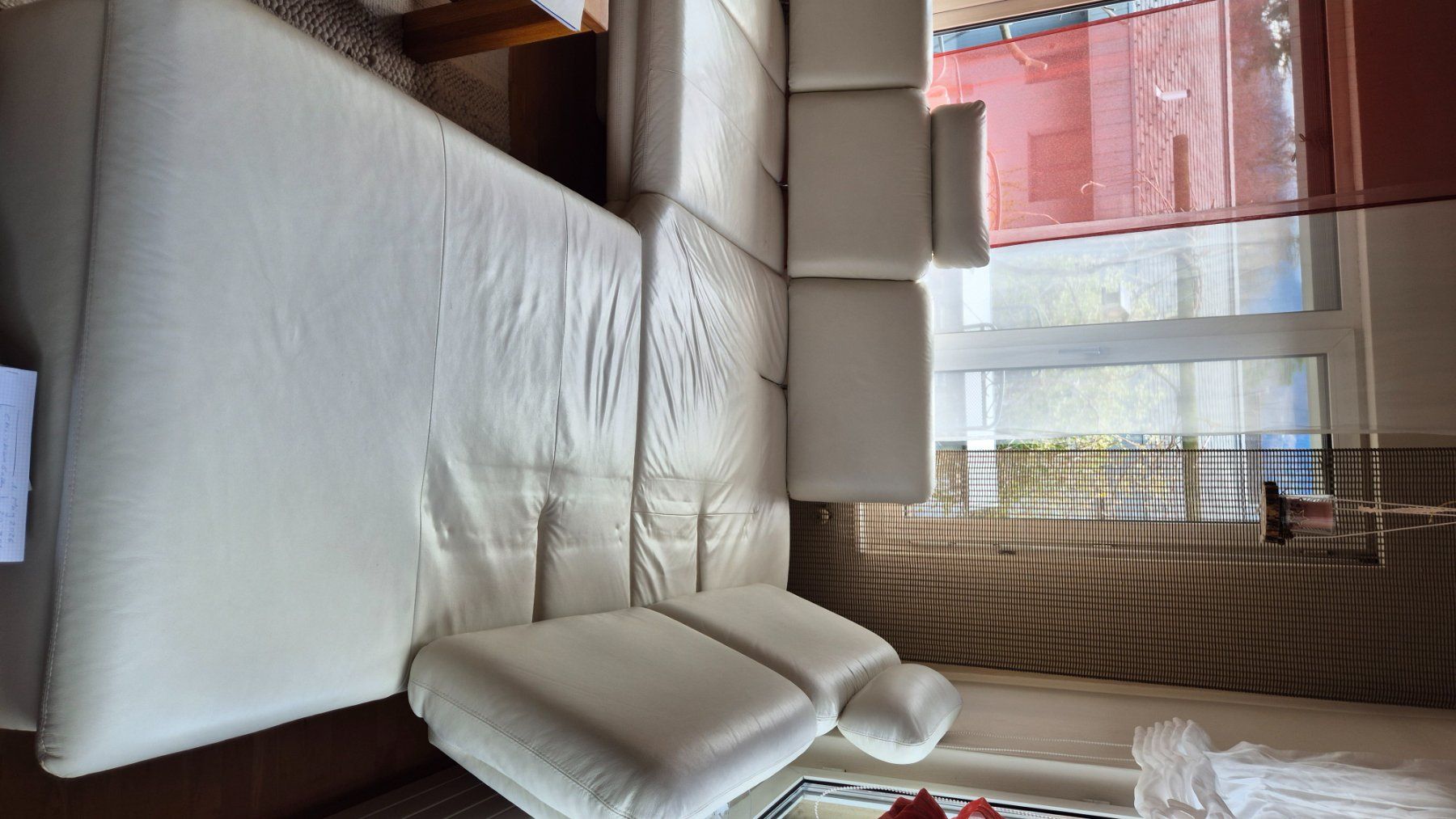 Sofas: Ledersofa weiss, Marke W. Schillig ,wenig benutzt, – Gebraucht aus Bad Ragaz von Lut_f9bg 2