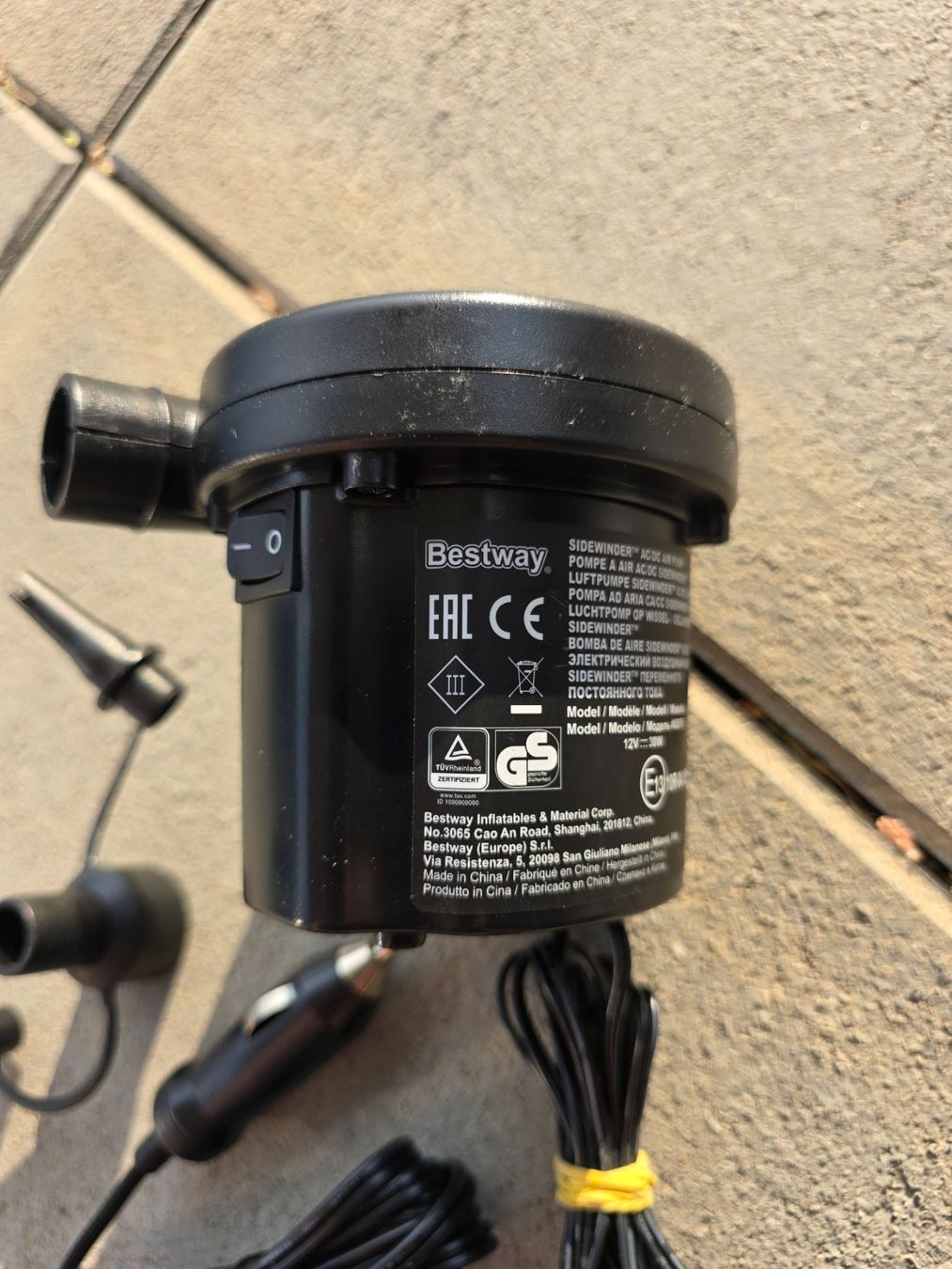 Bestway Pompe & Parti di ricambio: Luftpumpe "Sidewinder AC/DC Air Pump" von Bestway – Usato da Alpnach Dorf venduto da ben_zb29 4